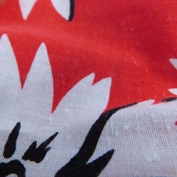 VTG Fancy Fashions Texas Square Dance 2-Pc Dress Skirt Blouse Red Black Ruffles - Picture 9 of 16